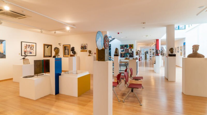 sala principal do museu Martins Correia na Golegã