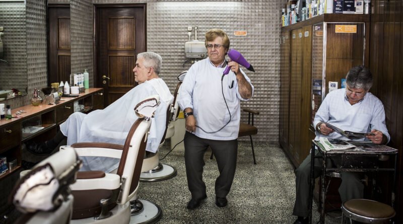 foto barbearia antiga