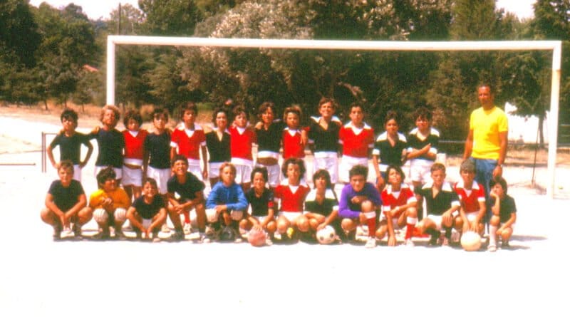 equipa futebol comandada por jose manuel constantino aquando de um torneio no estadio nacional